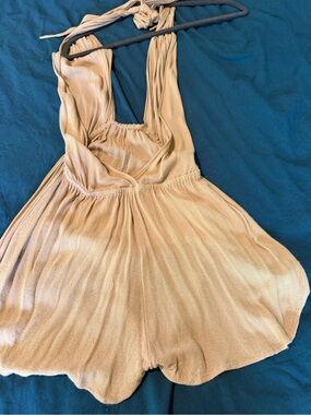 Indah Taupe Halter Romper